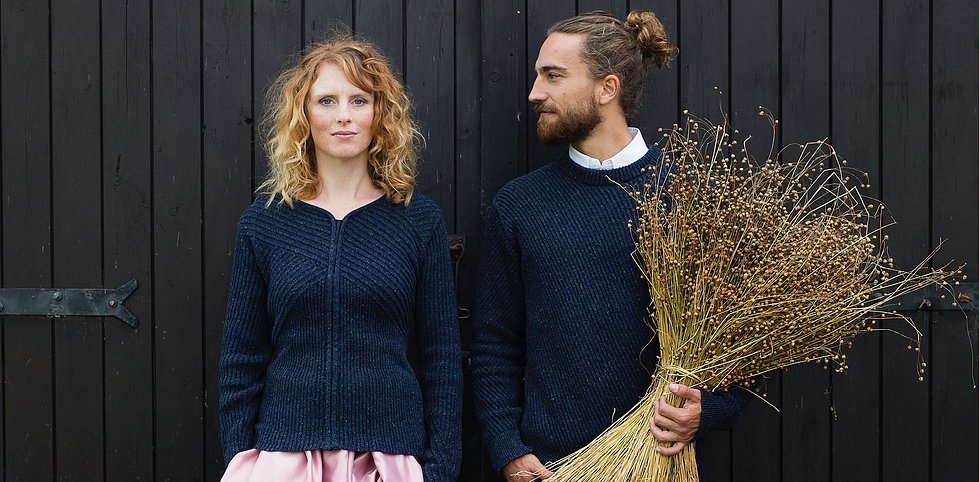 The 6th case study: Frisian, a sweater inspired in the heritage of Fryslân and made from recycled wool.